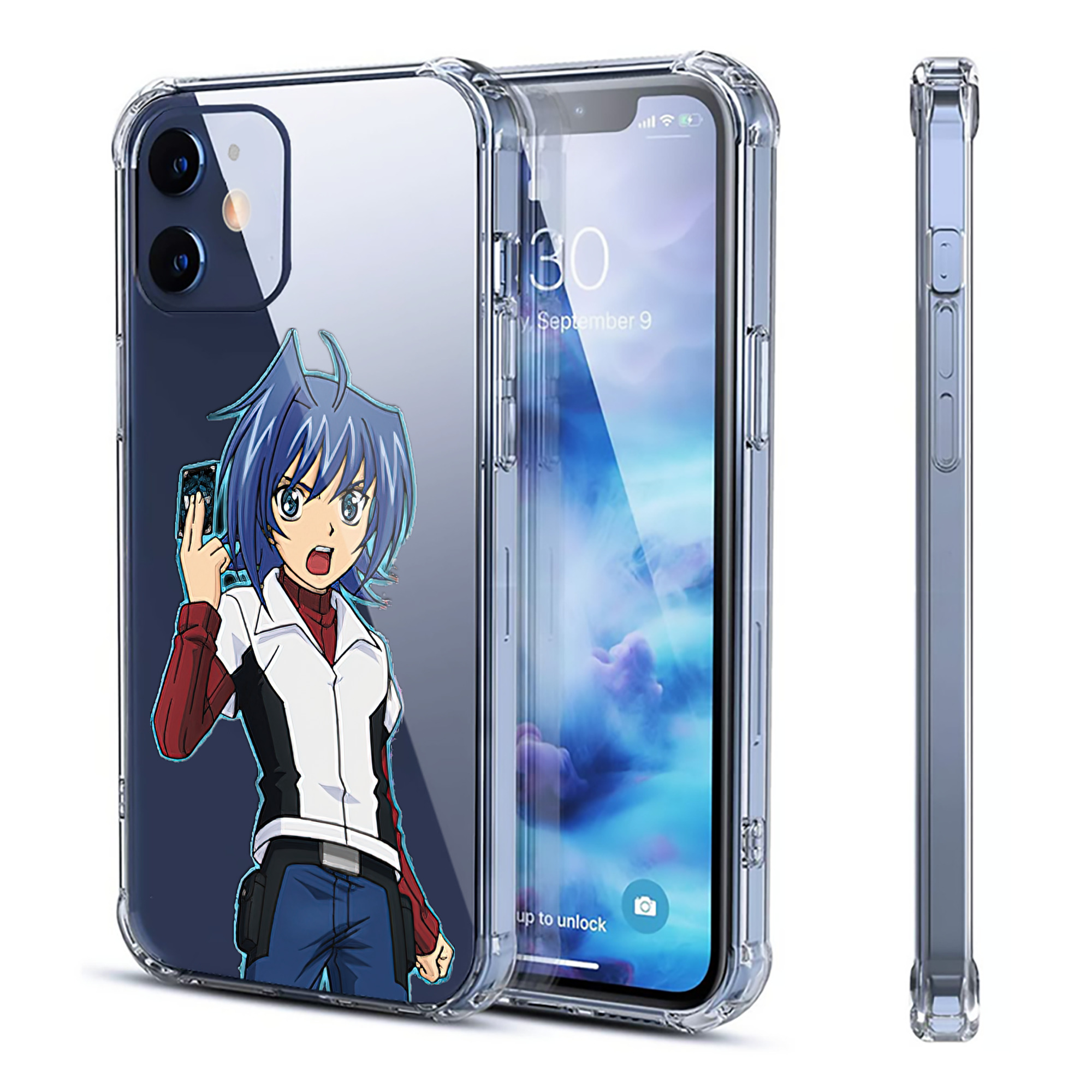 （画像用） 遊☆戯☆王 Yu-Gi-Oh! 【iPhone 12シリーズ対応】透明スマホケース（クリアソフトケース）